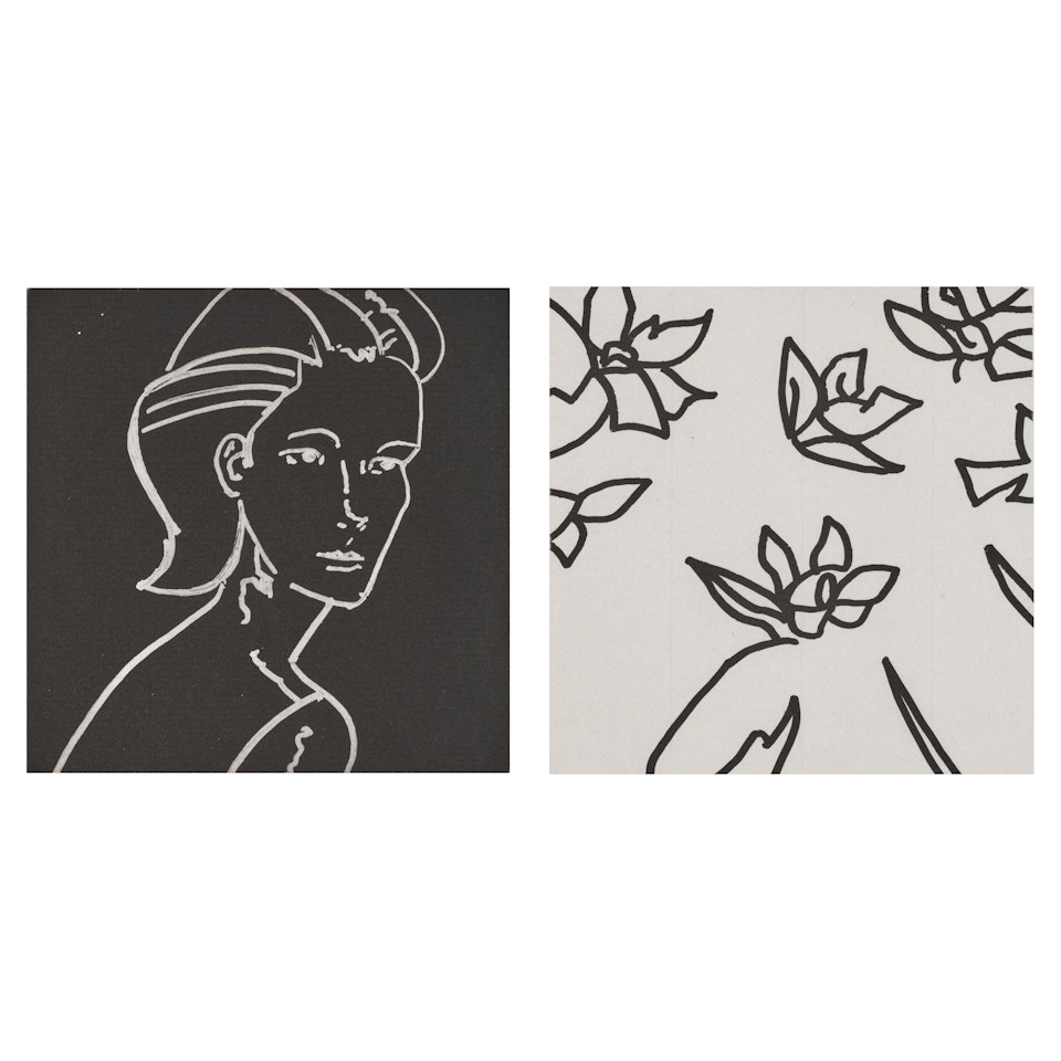 Gloria 4; Gloria 21, from Gloria (2 works) (Cantz 398; 415) by Alex Katz