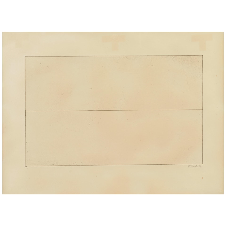 Untitled, from Ten Days by Brice Marden