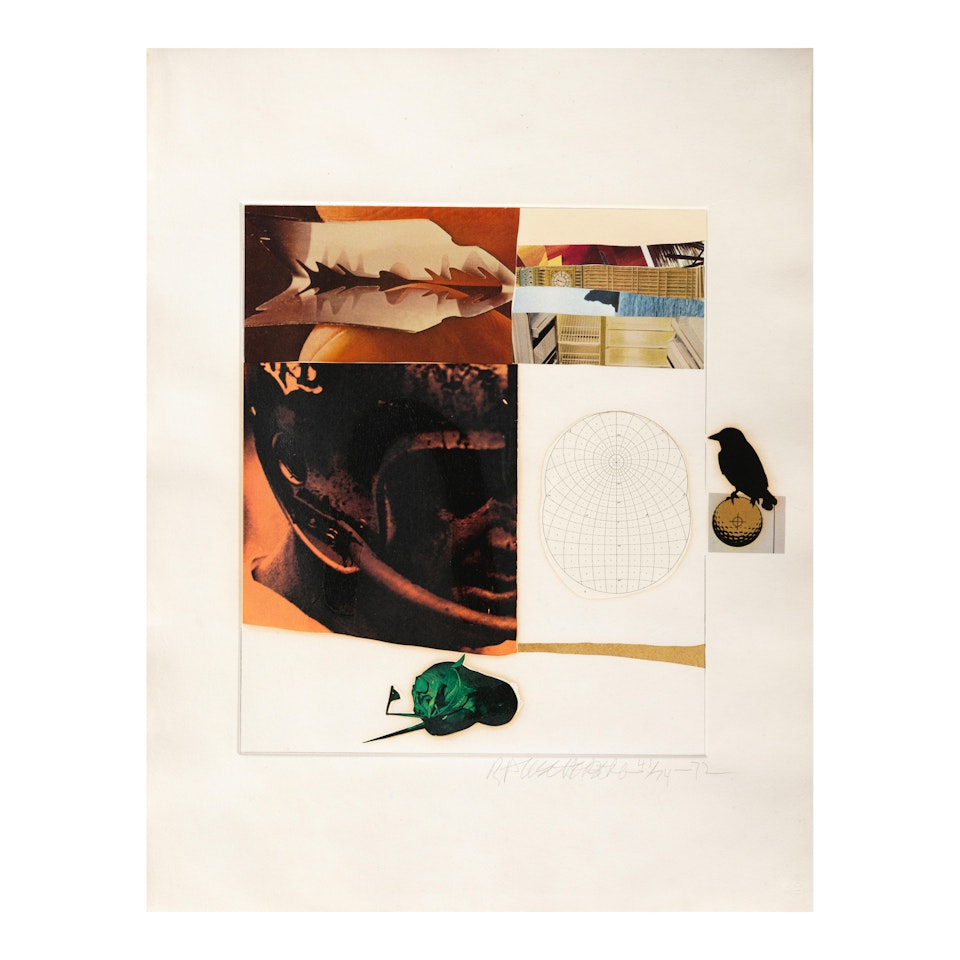 Horsefeathers Thirteen-IX, from Horsefeathers Thirteen Series (Gemini 566) by Robert Rauschenberg