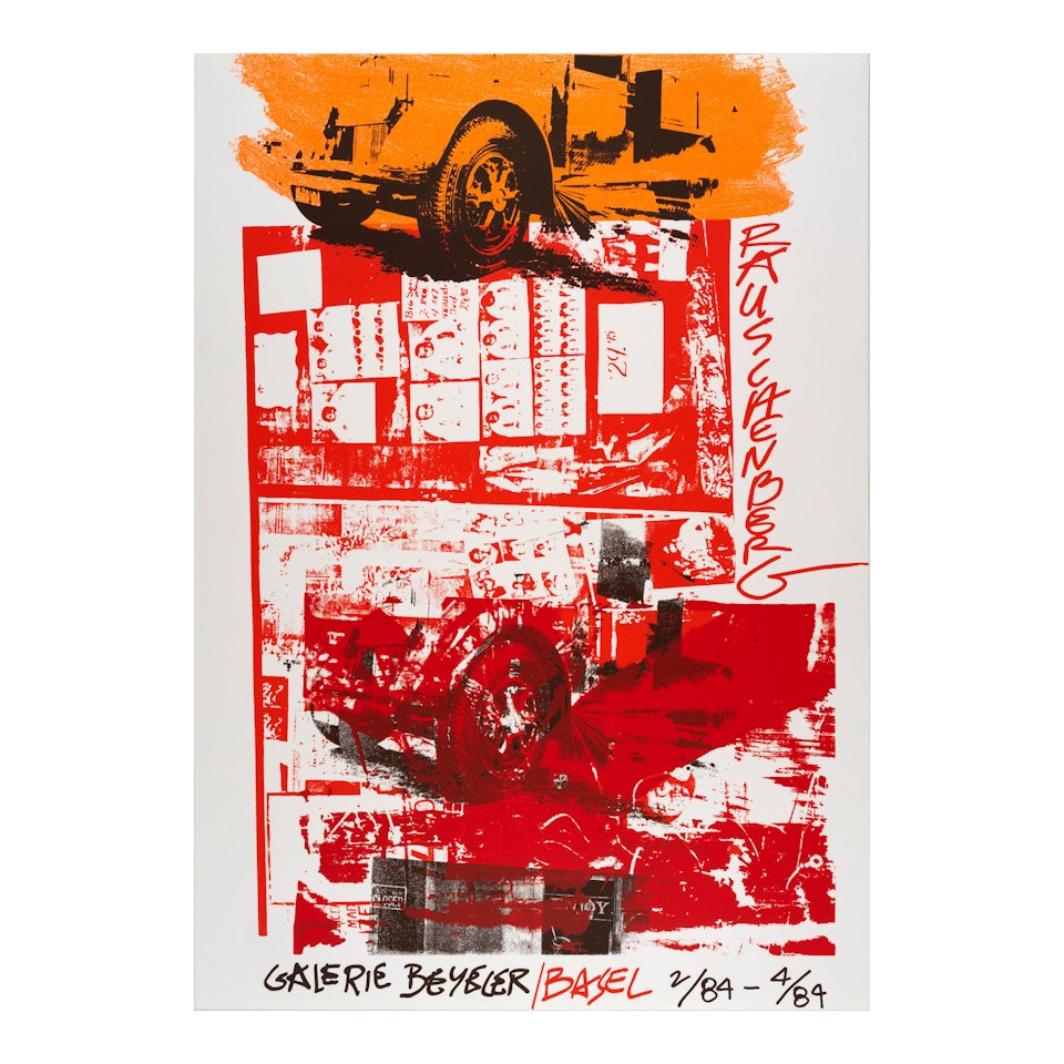Galerie Beyeler, Basel 2/84-4/84 by Robert Rauschenberg