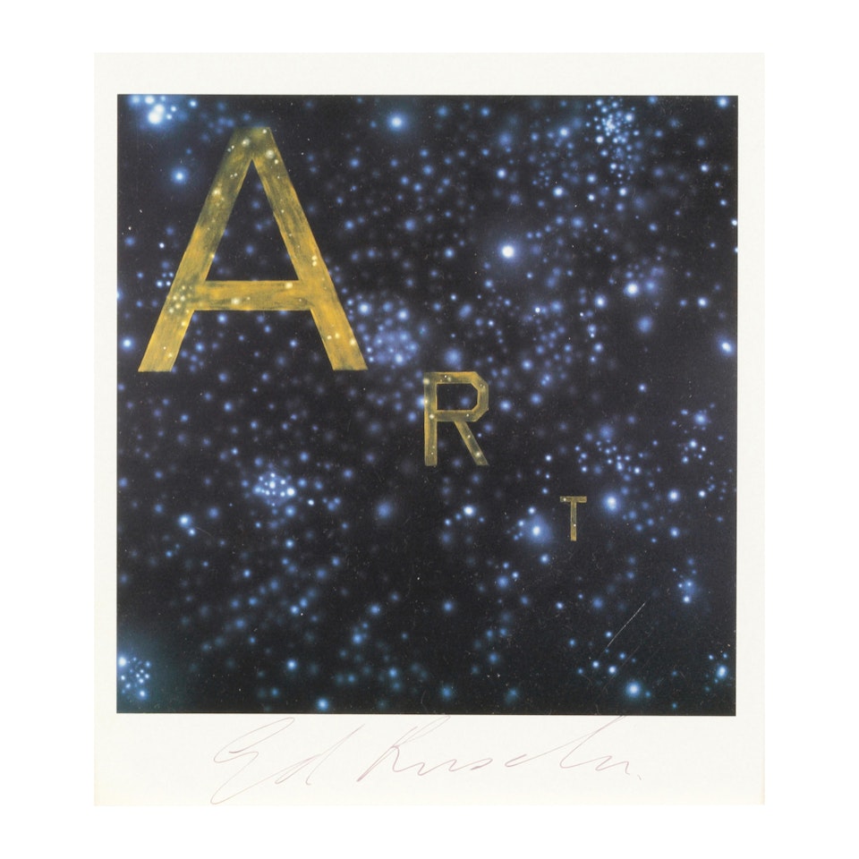 ART, from Martin Lawrence Annual Report by Ed Ruscha
