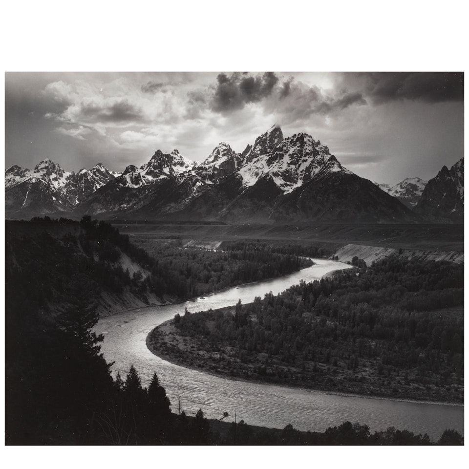 "Tetons and Snake River" (Grand Teton National Park, Wyoming) by Ansel Adams