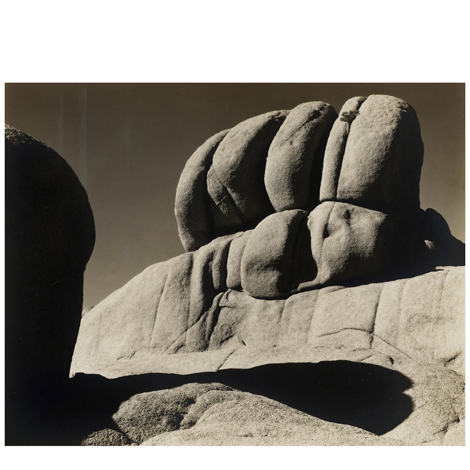 "California Desert" (Wonderland of Rocks) by Edward Weston