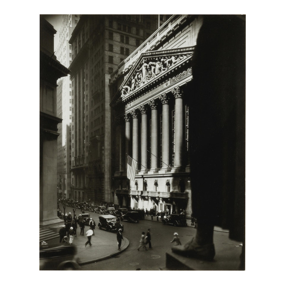 New York Stock Exchange by Berenice Abbott