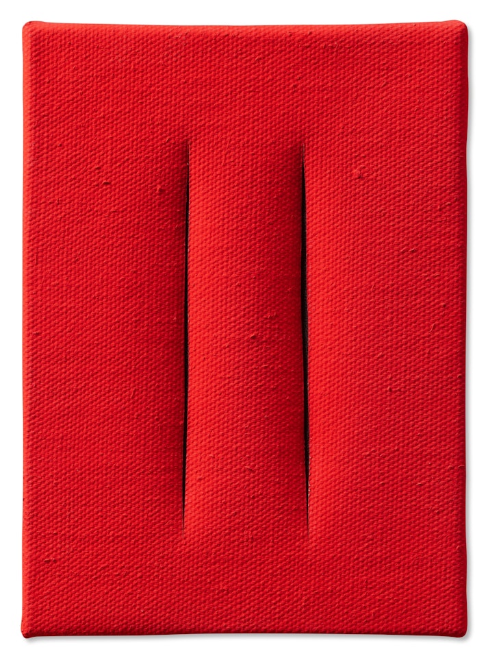Concetto spaziale, Attese by Lucio Fontana
