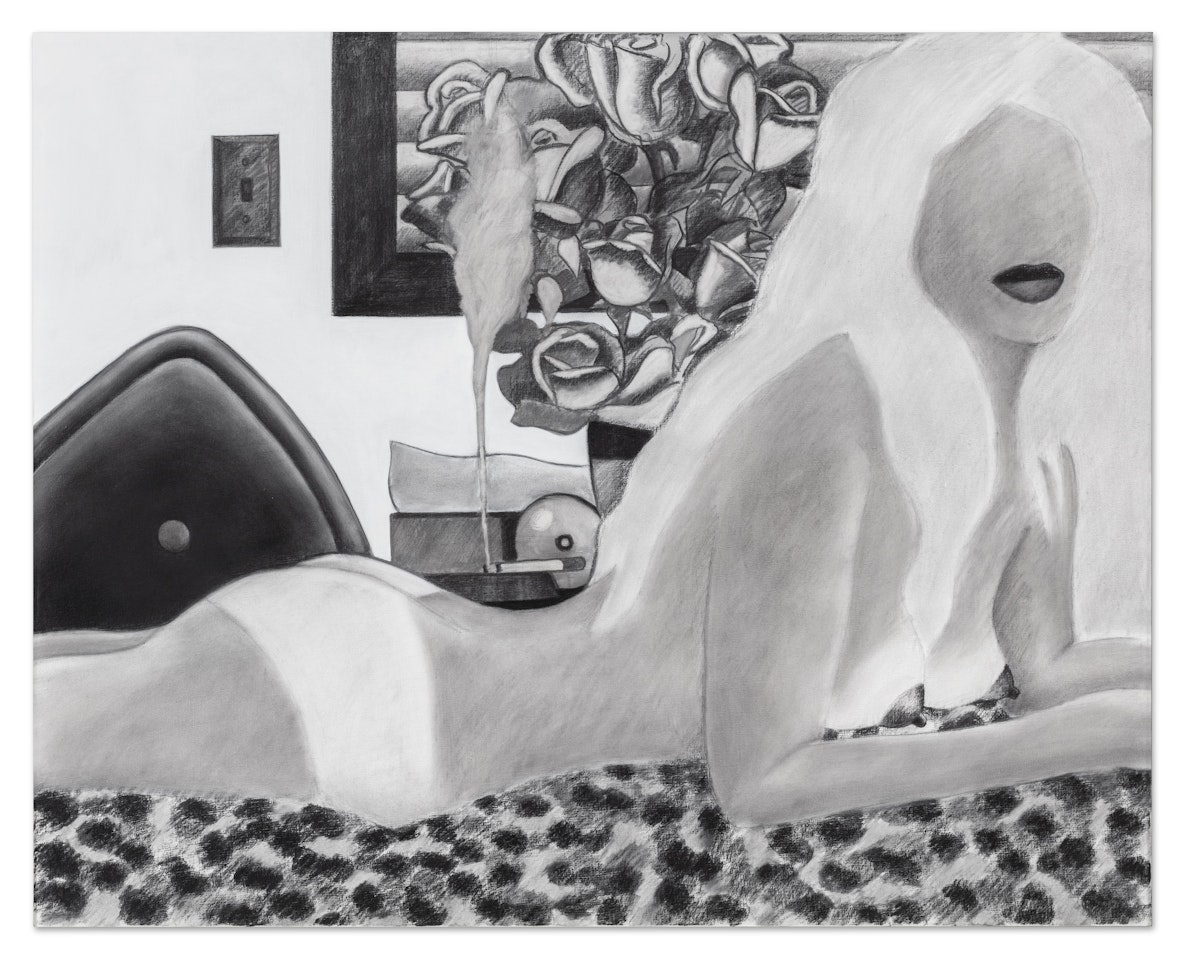 Drawing for Great American Nude #94 1/2 by Tom Wesselmann