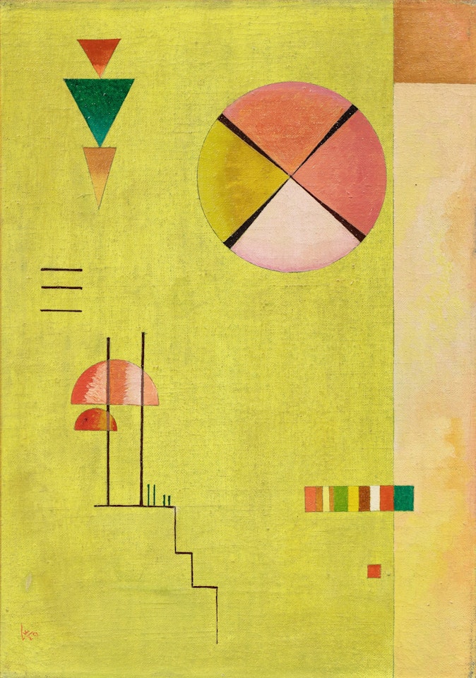 Lustiges Gelb (Cheerful Yellow) by Wassily Kandinsky