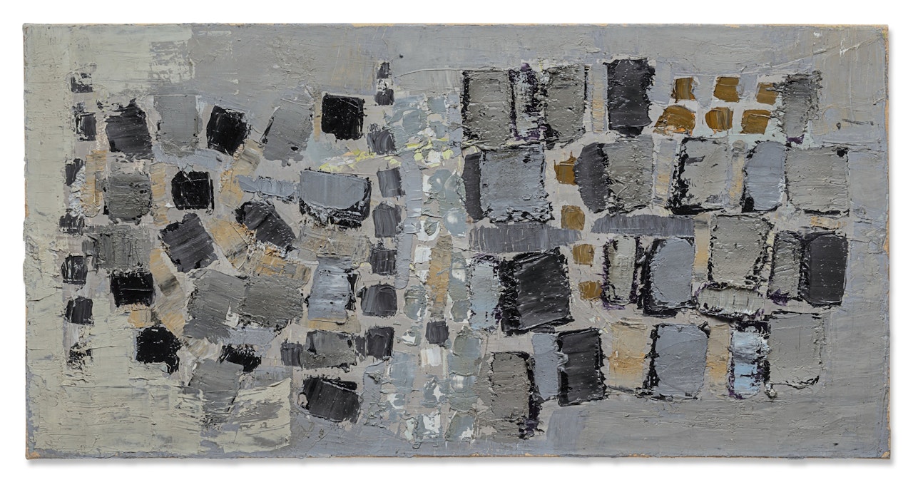 Composition en noir et blanc (Les pavés) by Nicolas de Staël