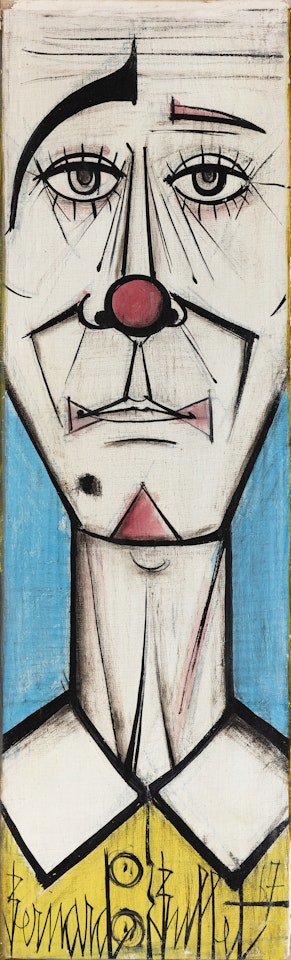 Tête de clown by Bernard Buffet