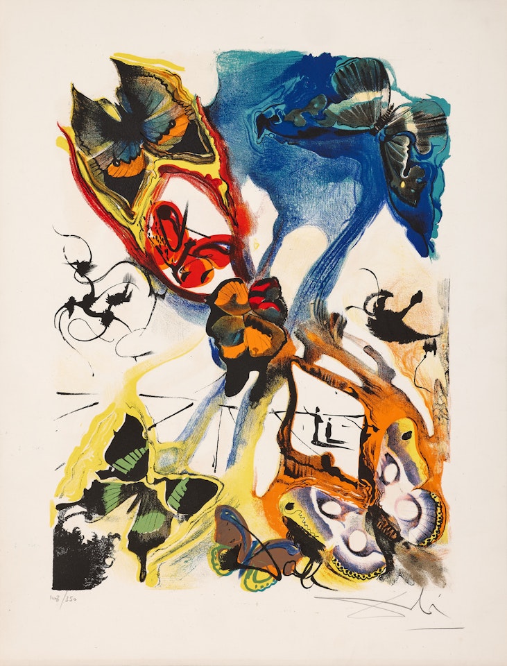 Papillons Surréalistes by Salvador Dali