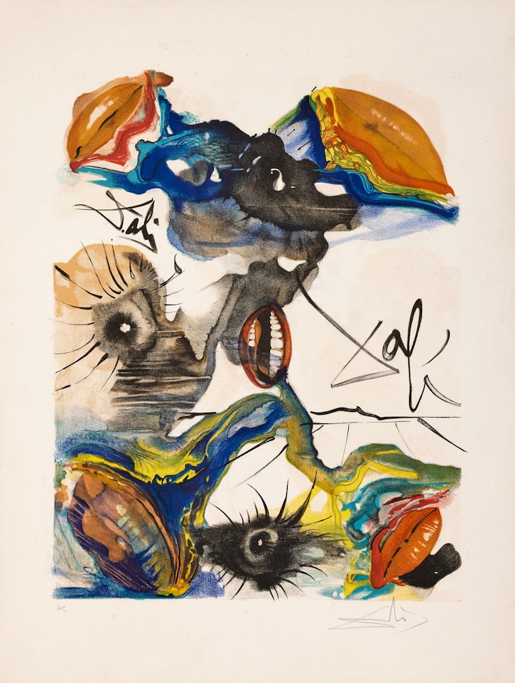 Les Bouches by Salvador Dali