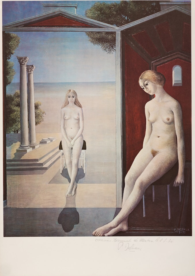 Au Bord de la Mer by Paul Delvaux