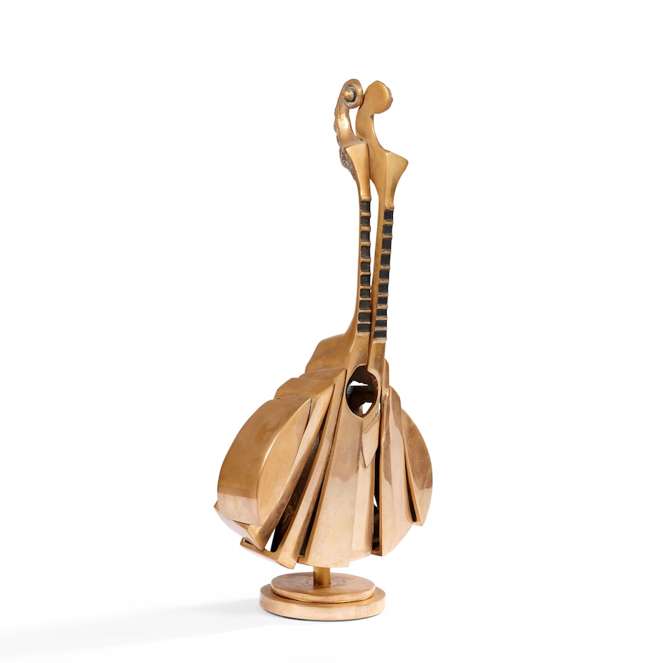 Mandoline ou coupe de guitare portugaises by Arman
