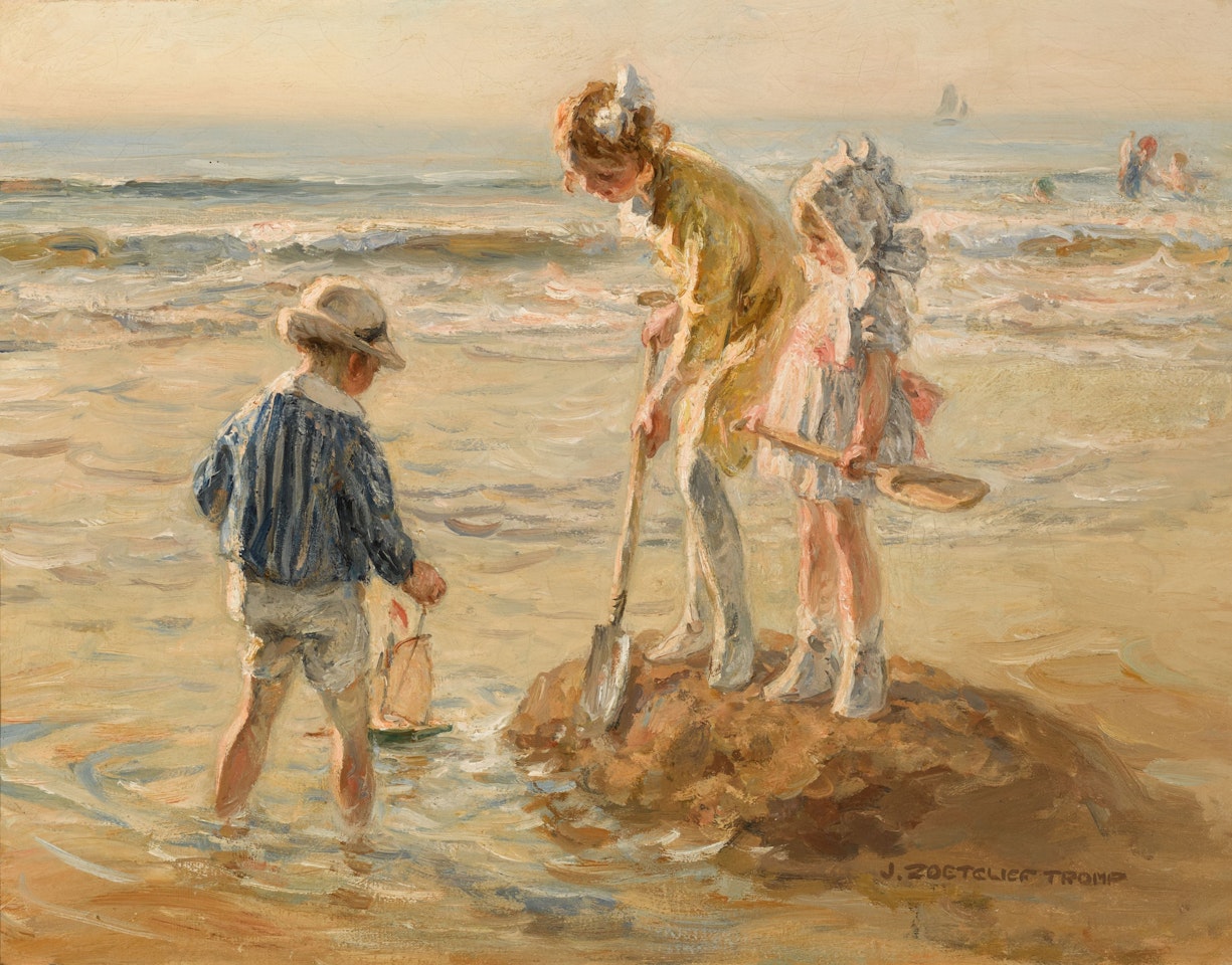 The toy boat by Jan Zoetelief Tromp