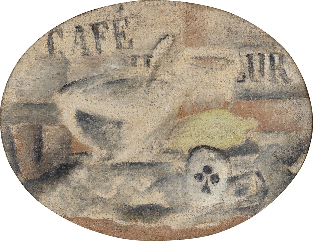 Nature Morte Bol et Carte by Georges Braque