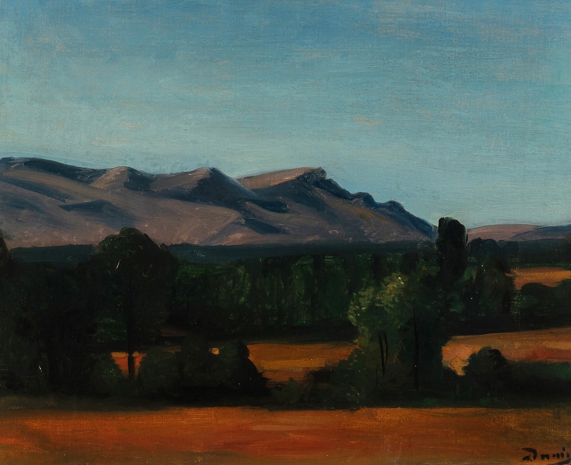Paysage de Provence - Le Mont Olympe by Andre Derain