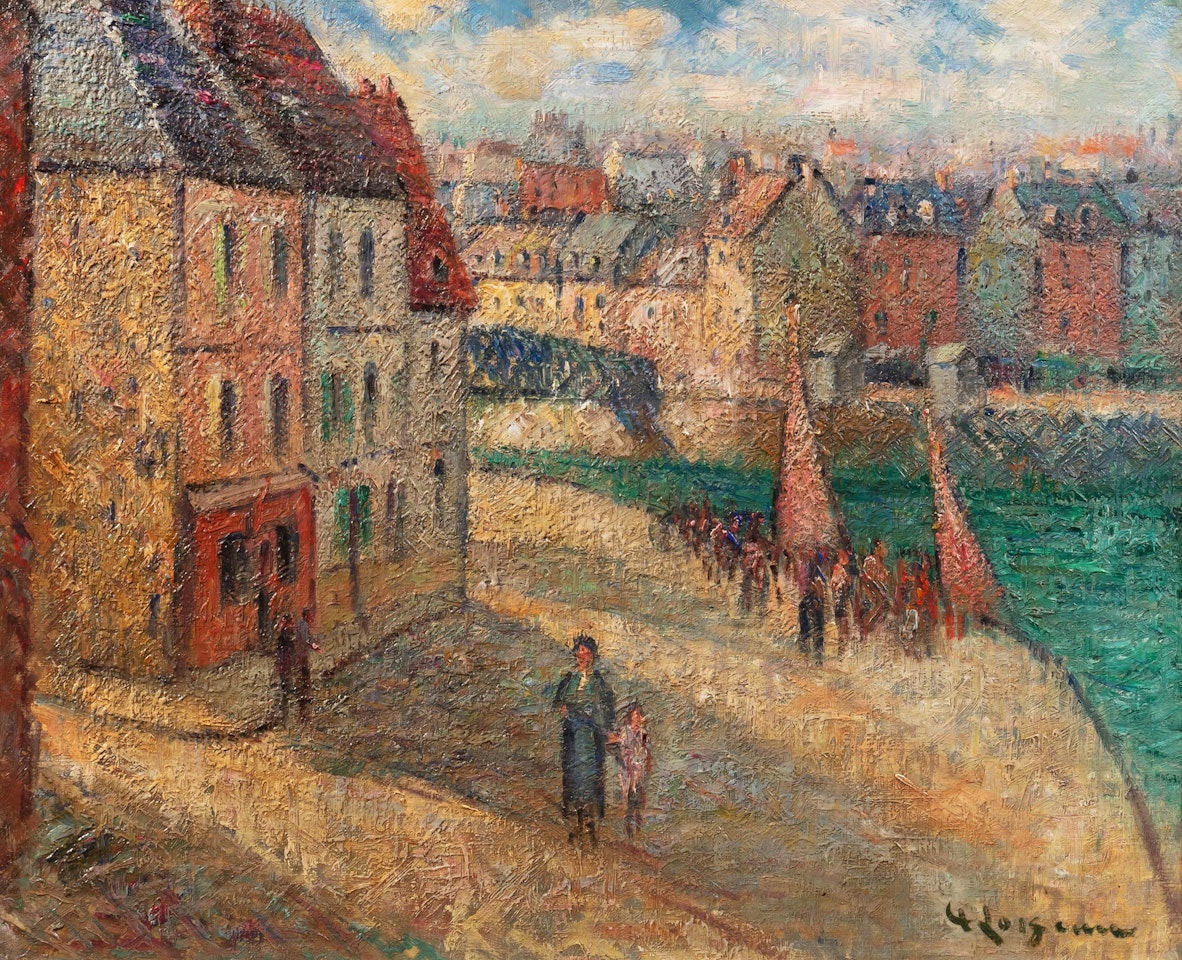 Quai à Dieppe by Gustave Loiseau