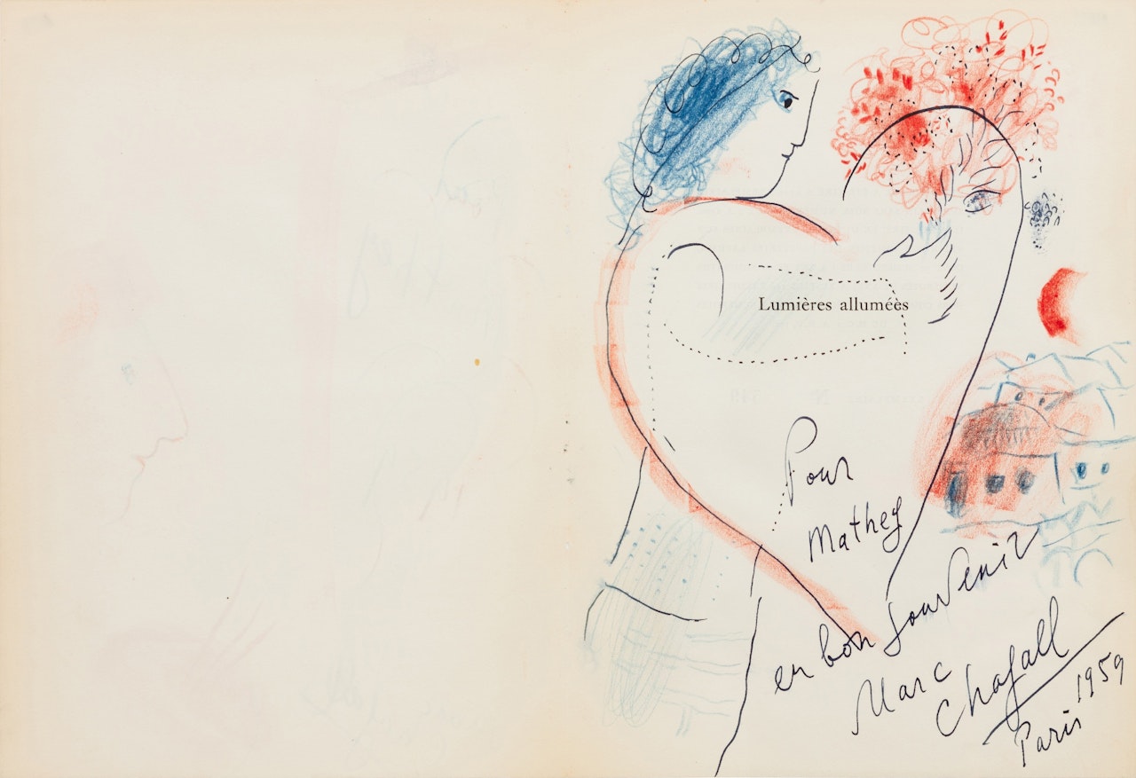 Pour Mathey by Marc Chagall