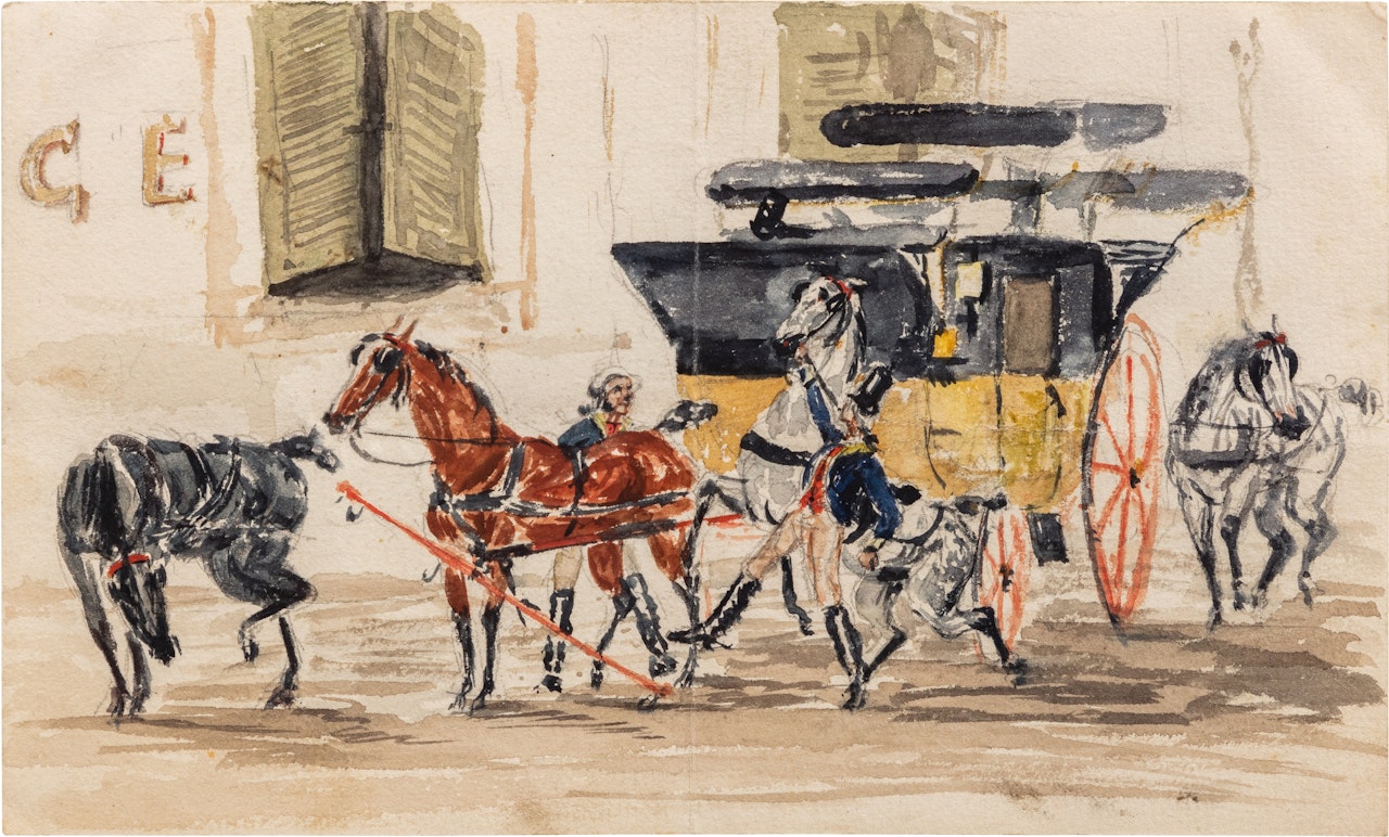 Le Postillon by Henri de Toulouse-Lautrec