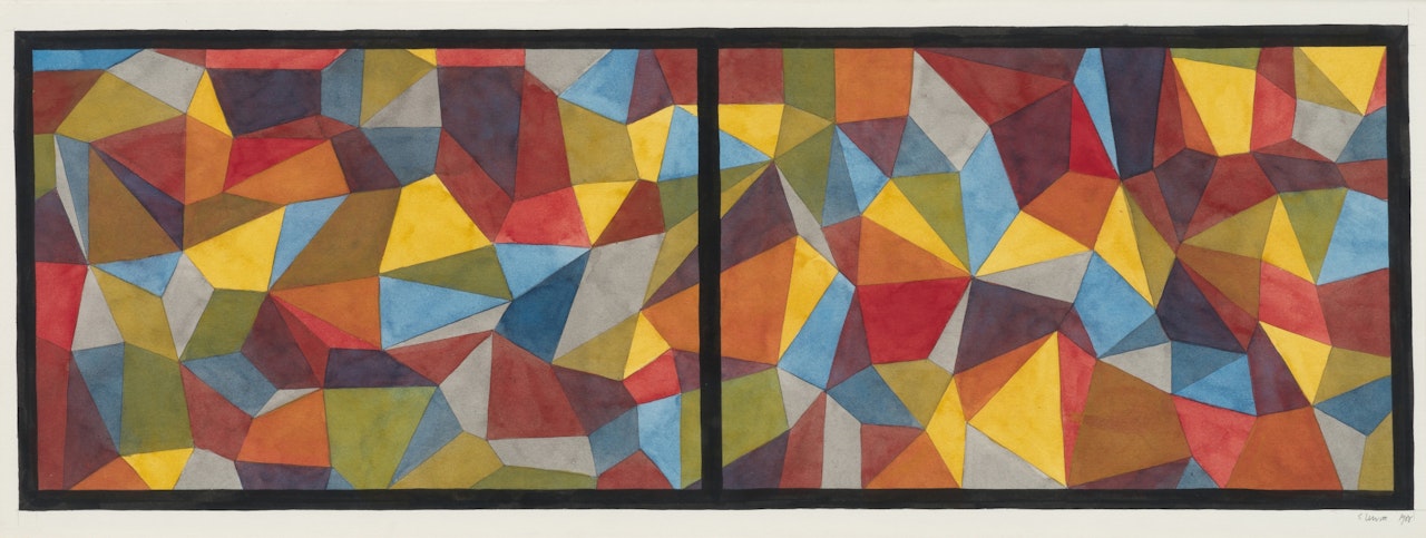 Continuous Forms and Color by Sol LeWitt