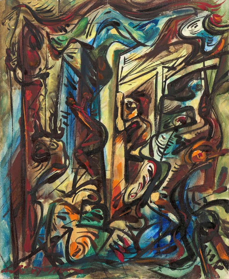 Hôtel meublé by André Masson