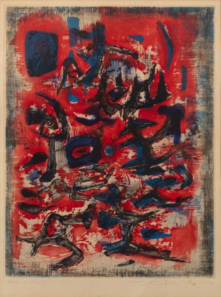 Signes en mouvement by Zao Wou-Ki