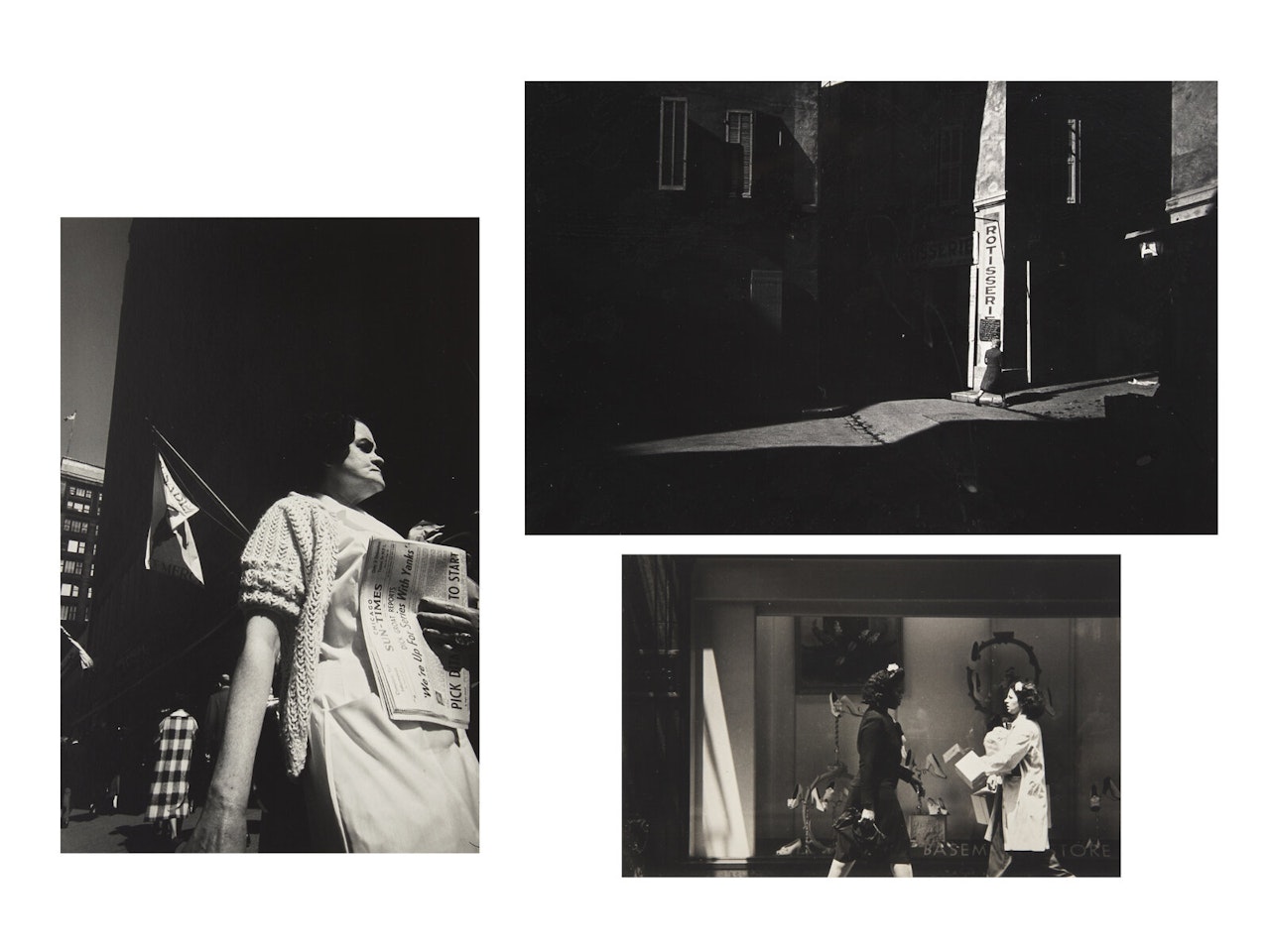 Detroit, 1942, Aix-en-Provence, 1957-1958 and Chicago, 1961 (a group of 3 works) by Harry Callahan