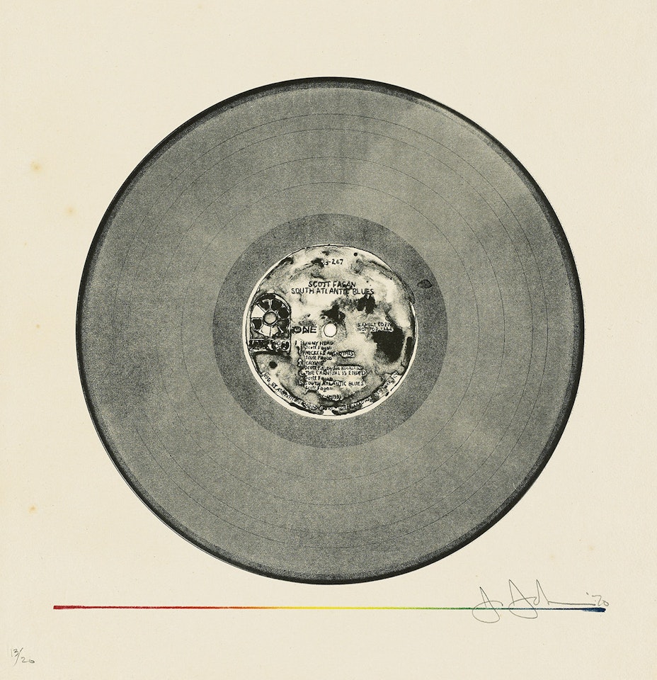 Scott Fagan Record by Jasper Johns