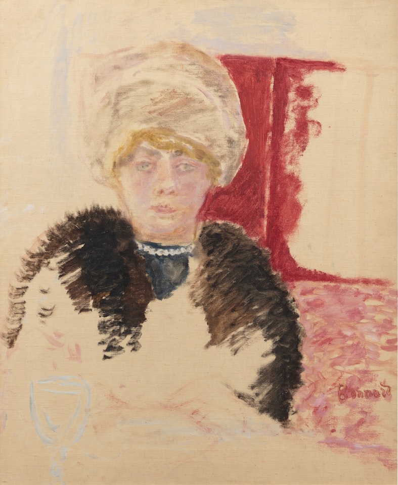 Femme à la fourrure (ébauche) by Pierre Bonnard