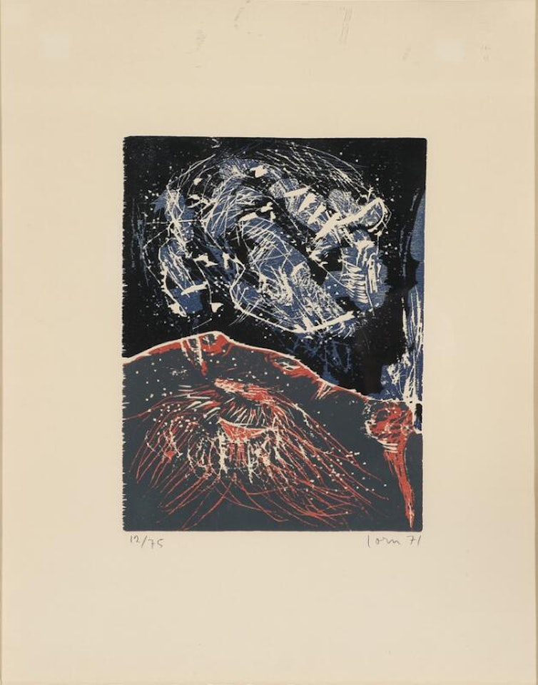 “Pierre qui roule” from the series “Ètudes et Surprises" by Asger Jorn