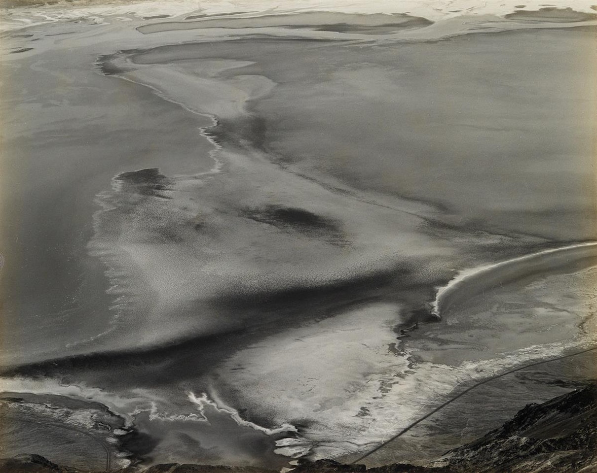 Salt Beds, Floor of Death Valley (Dante's View, Death Valley). by Edward Weston