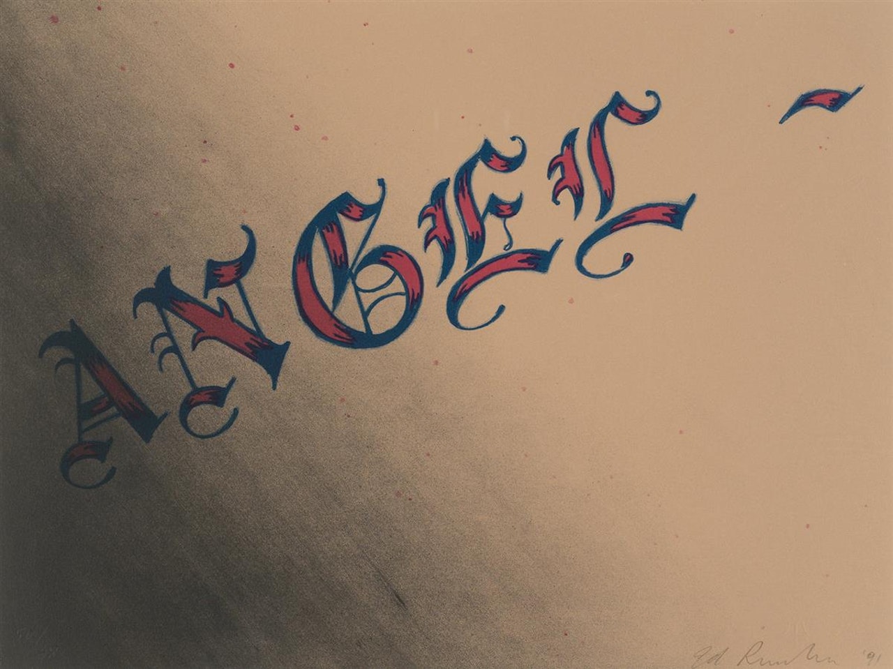 Angel by Ed Ruscha
