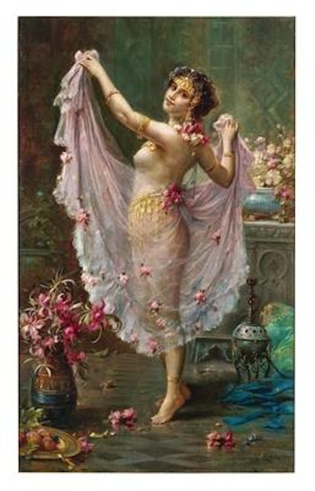 A Harem Dancer by Hans Zatzka