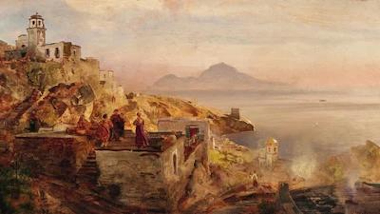 The Gulf of Naples, study by Oswald Achenbach