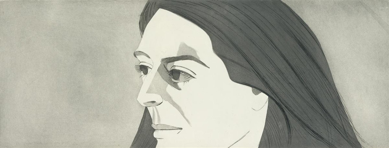 Large Head of Ada by Alex Katz