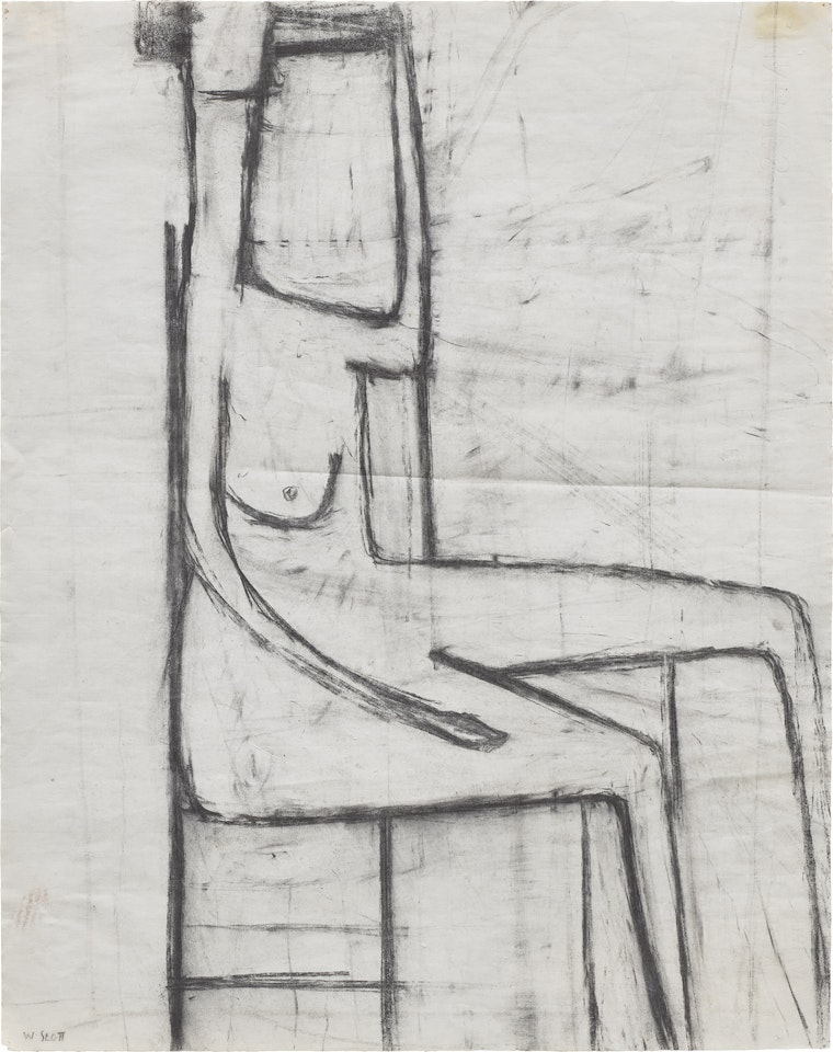 Seated Girl by William Scott