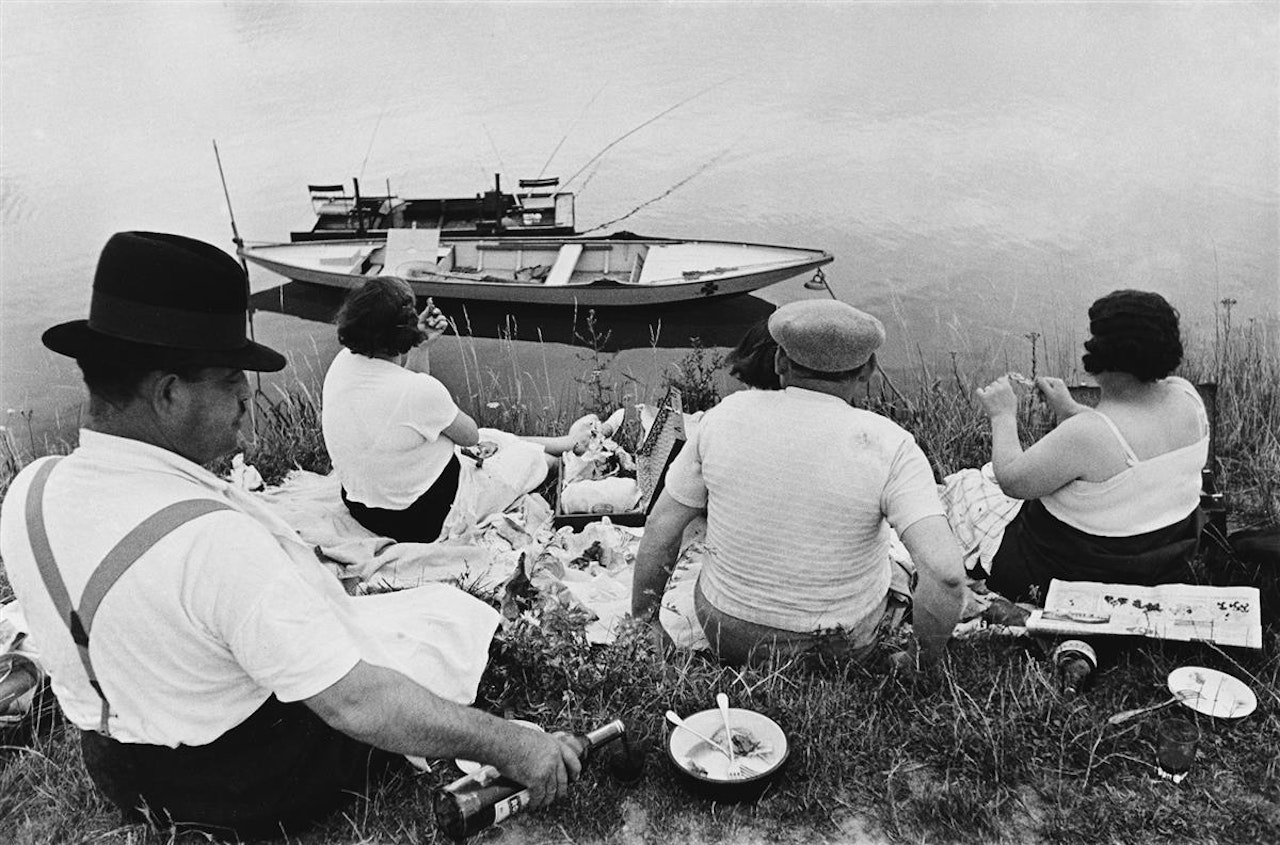 Sunday on the Banks of the Marne by Henri Cartier-Bresson