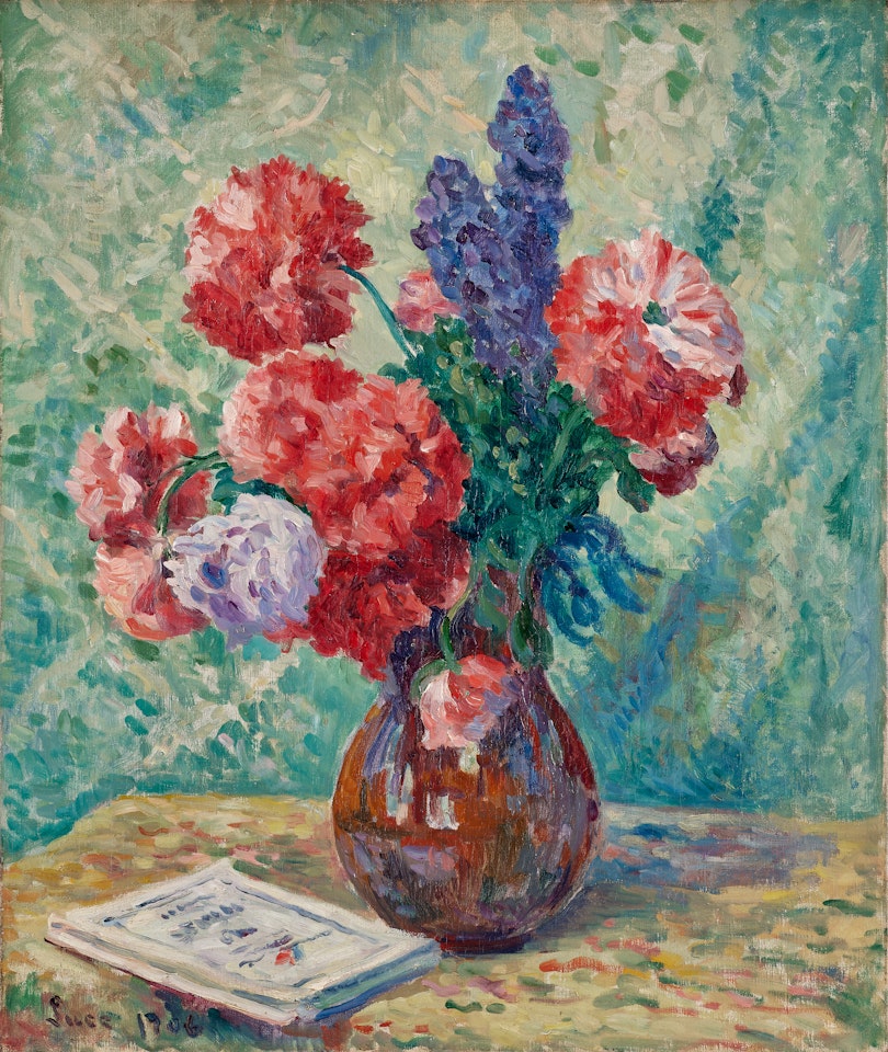 Vase de fleurs by Maximilien Luce