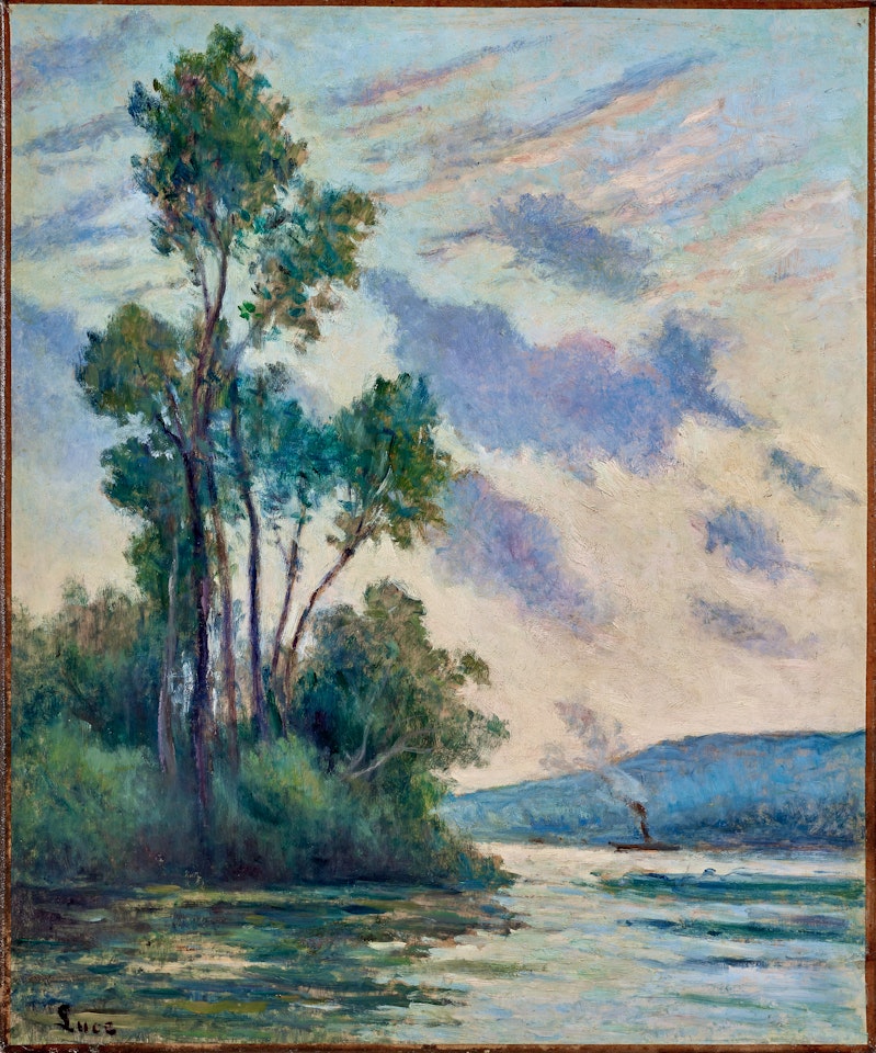Bord de Seine à Rolleboise by Maximilien Luce