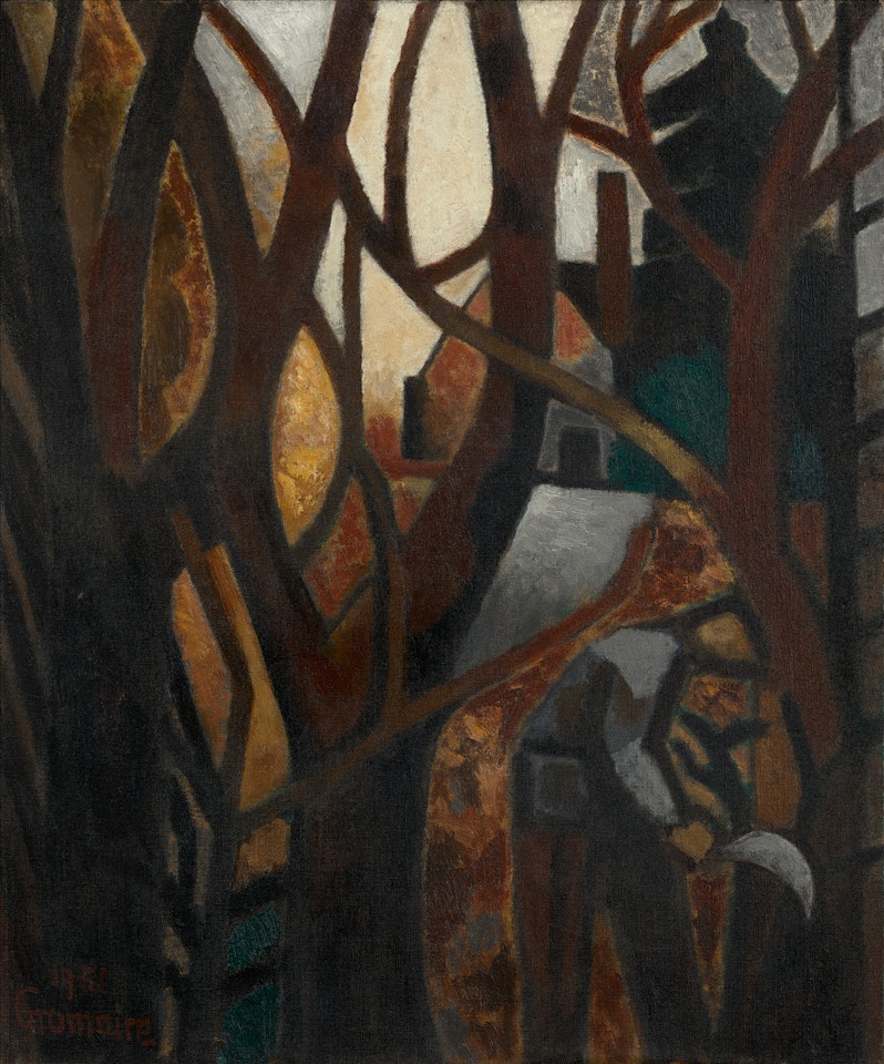 Paysage d"hiver by Marcel Gromaire