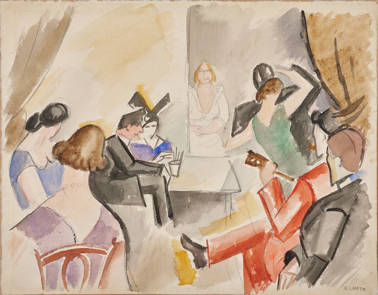 Etude pour La danse au bar (Gypsy"s Bar) by André Lhote