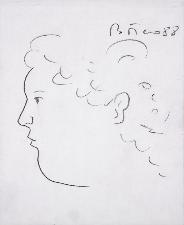 Visage de profil by Fernando Botero