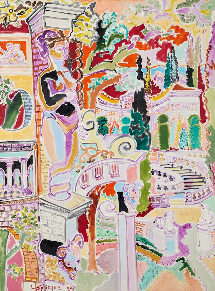 Jardin baroque by Charles Lapicque