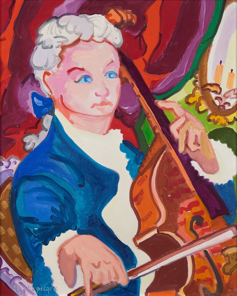 Le jeune violoncelliste by Charles Lapicque