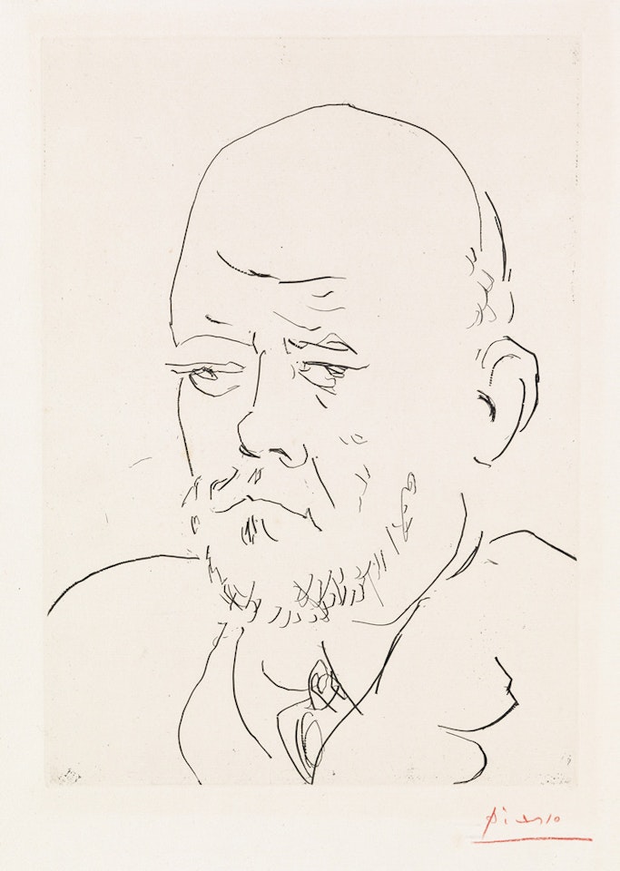 Portrait de Vollard by Pablo Picasso