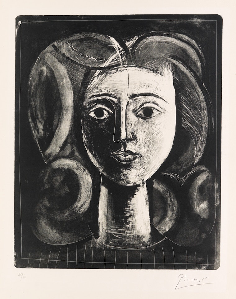 Tête de jeune fille by Pablo Picasso