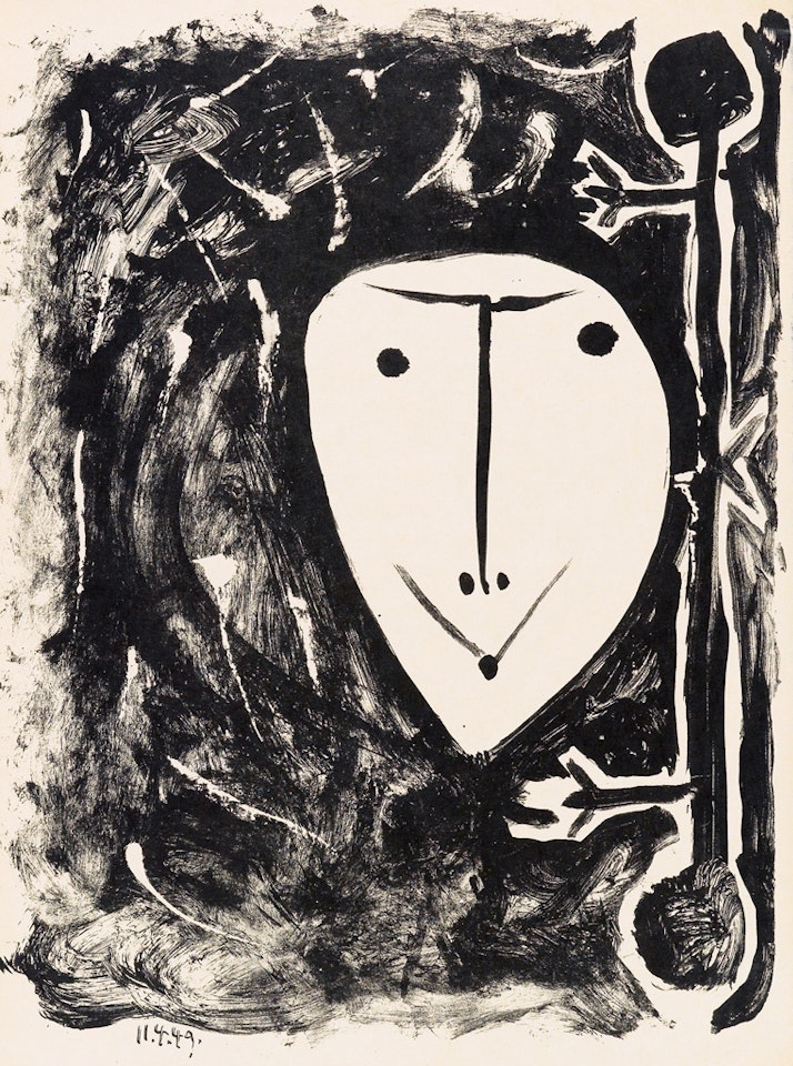 Elegy of Ihpetonga and Masks of Ashes by Pablo Picasso