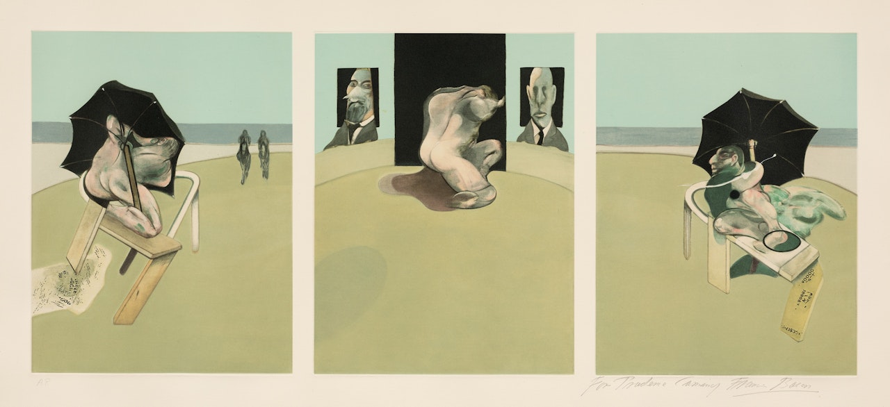 Metropolitan Triptych (S. 4) by Francis Bacon
