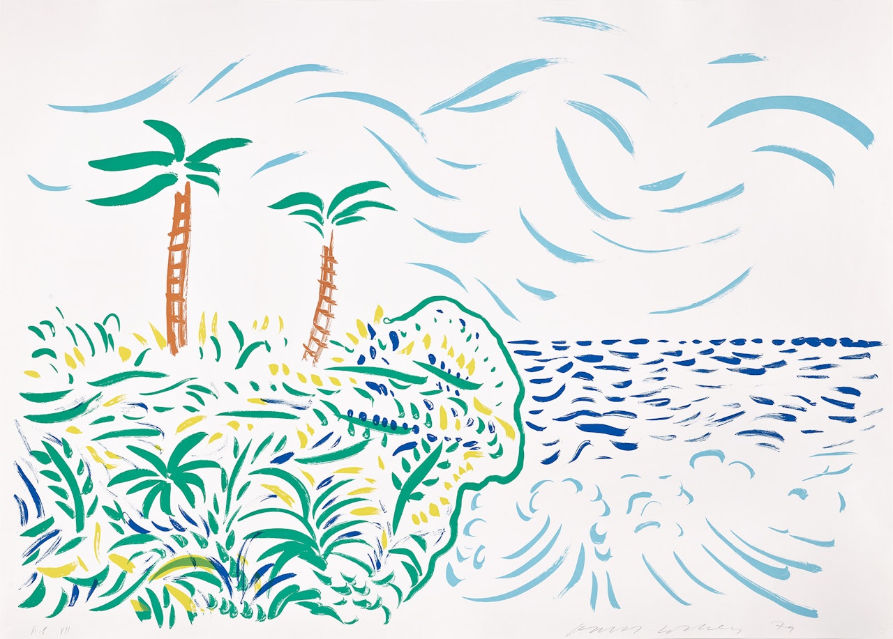 Bora Bora (T.G. 256, M.C.A.T. 213) by David Hockney