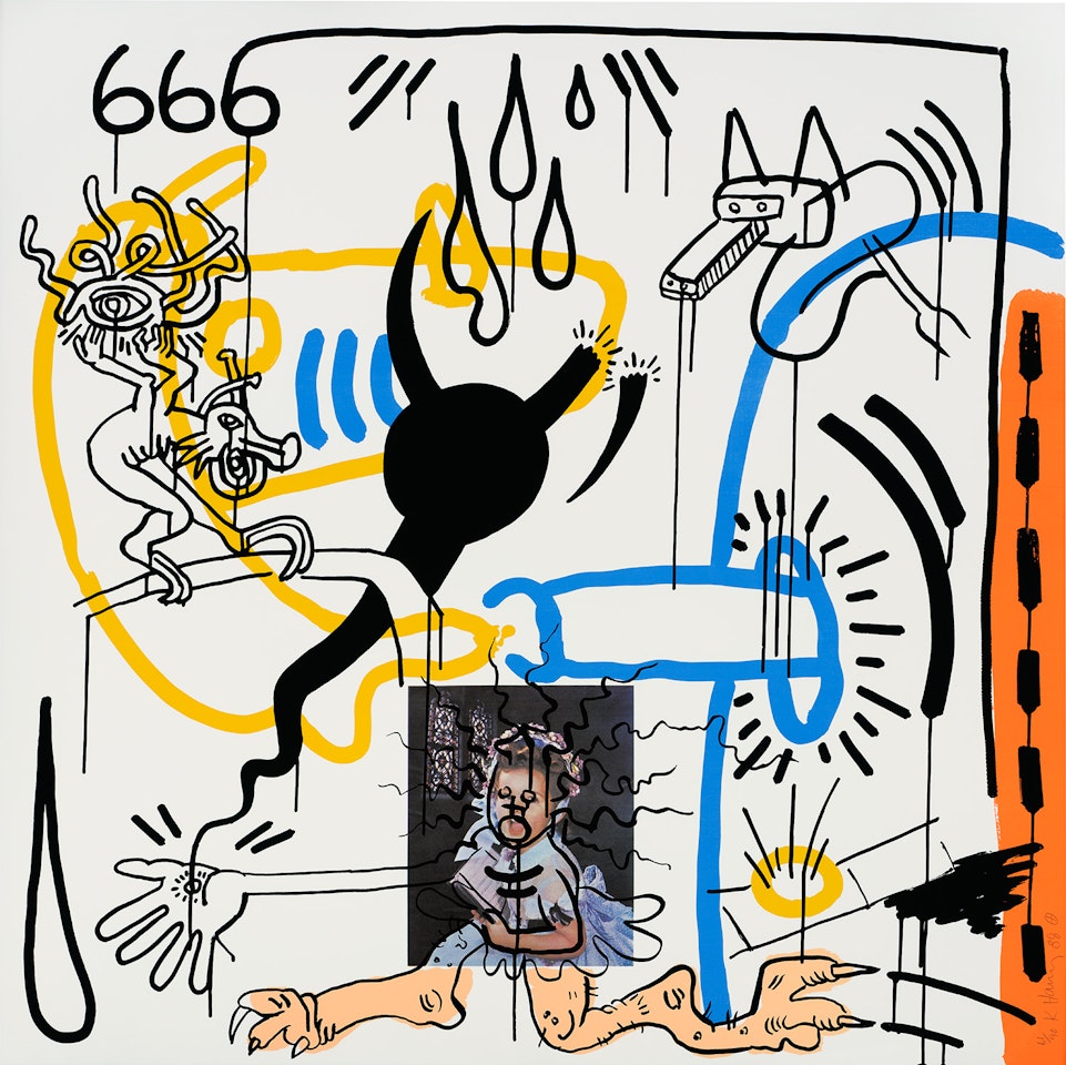 Apocalypse 8, from Apocalypse Suite (L. p. 106) by Keith Haring